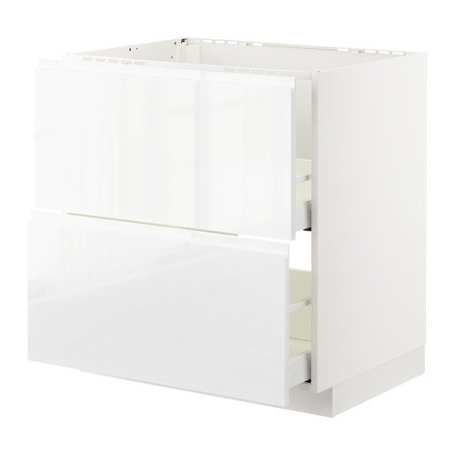 METOD/MAXIMERA base cab f sink+2 fronts/2 drawers