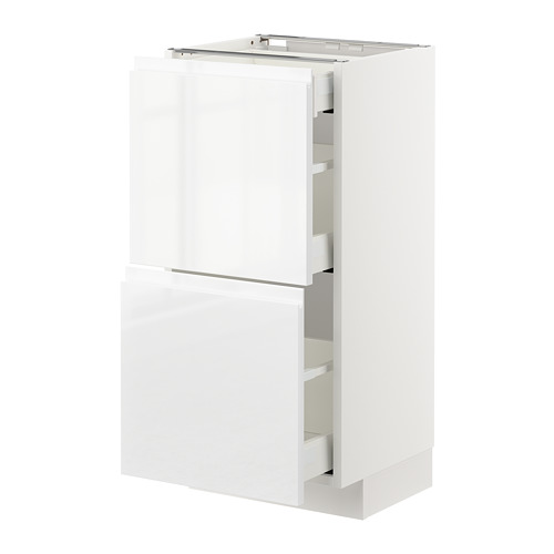 METOD/MAXIMERA base cab with 2 fronts/3 drawers