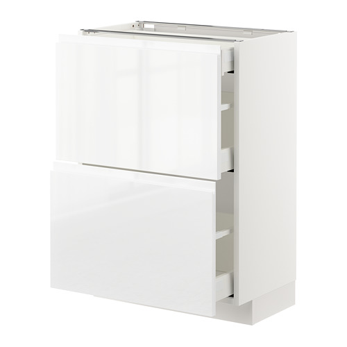 METOD/MAXIMERA base cab with 2 fronts/3 drawers