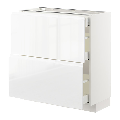 METOD/MAXIMERA base cab with 2 fronts/3 drawers