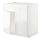 METOD, base cabinet f sink w 2 doors/front