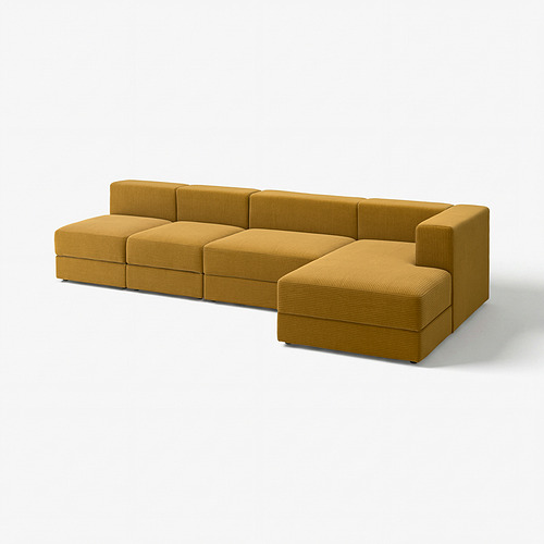 JÄTTEBO, 4,5-seat mod sofa w chaise longue