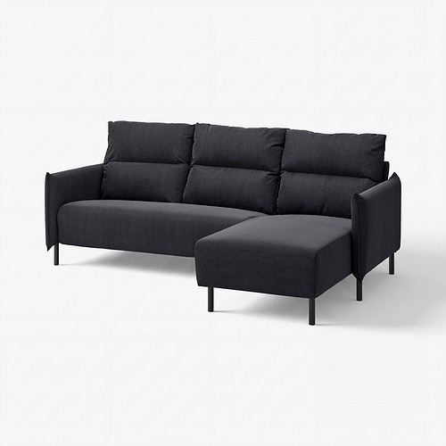 MANNARP, 3-seat sofa with chaise longue