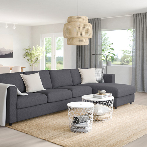 VIMLE, 4-seat sofa with chaise longue