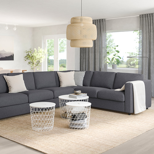 VIMLE, corner sofa, 5-seat