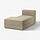 JÄTTEBO, chaise longue module, left