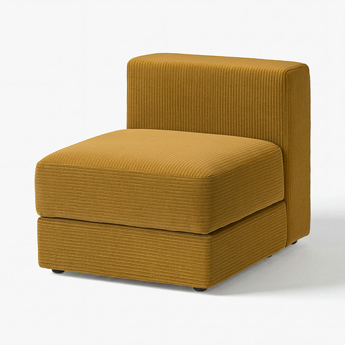 JÄTTEBO, 1-seat module with storage