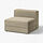 JÄTTEBO, 1,5-seat module with storage