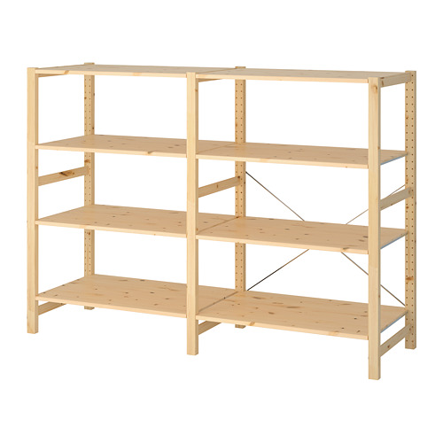 IVAR, 2 sections/shelves