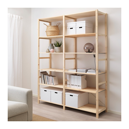 IVAR, 2 sections/shelves