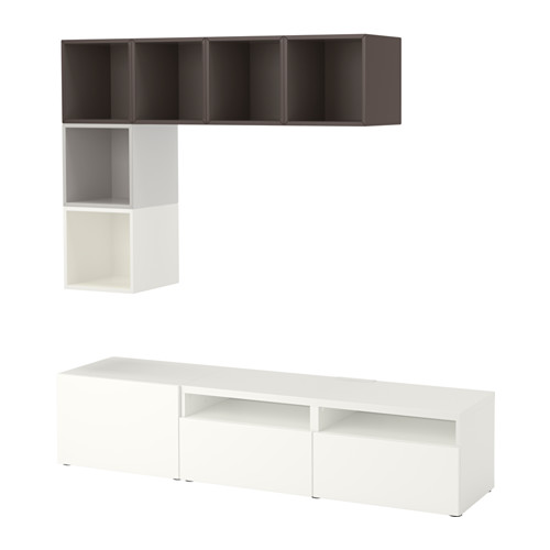 BESTÅ/EKET, cabinet combination for TV