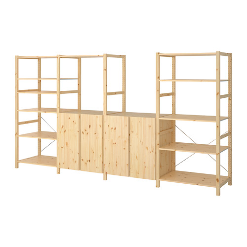 IVAR, 4 sections/shelves