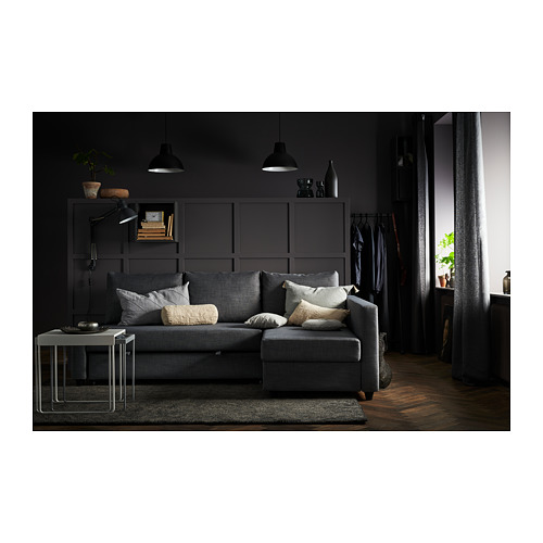 FRIHETEN, corner sofa-bed with storage