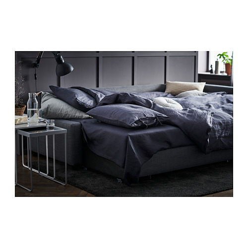 FRIHETEN/KLAGSHAMN, corner sofa-bed with storage