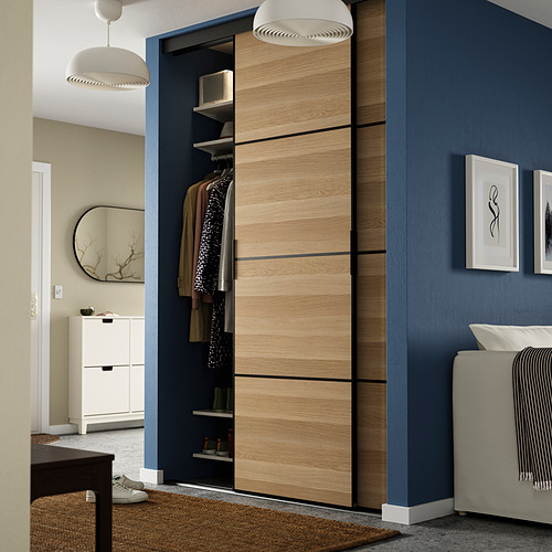 SKYTTA/MEHAMN, sliding door combination