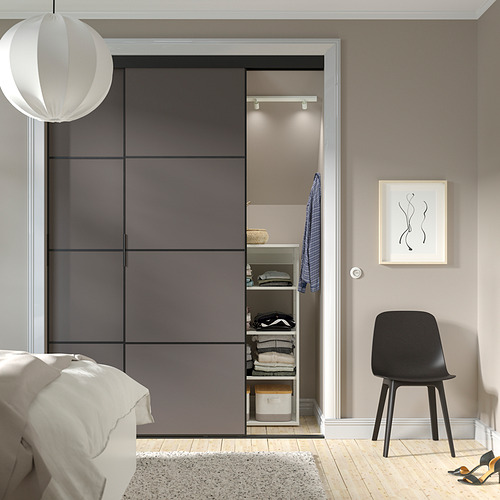 SKYTTA/MEHAMN, sliding door combination