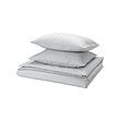 PILTANDVINGE duvet cover and 2 pillowcases