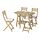 ASKHOLMEN, gateleg table+4 chairs, outdoor