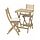 ASKHOLMEN, table+2 folding chairs, outdoor