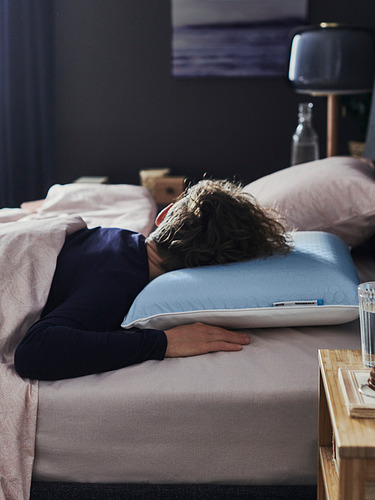 KVARNVEN, ergonomic pillow, stomach sleeper