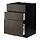 METOD/MAXIMERA, base cab f hob/int extractor w drw