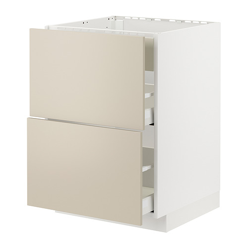 METOD/MAXIMERA base cab f hob/int extractor w drw