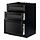 METOD/MAXIMERA, base cab f hob/int extractor w drw