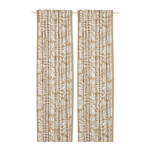 MAJSMOTT, curtains, 1 pair