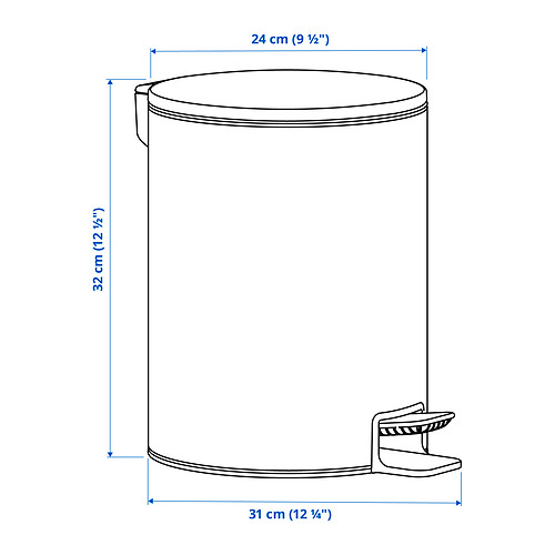 TURRIDNING pedal bin