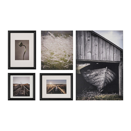 RAMHÄLL, picture, set of 5