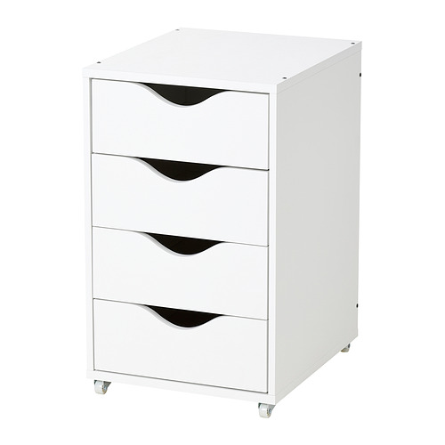 FRIIDROTT, drawer unit on castors