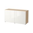 White stained oak effect/selsviken high-gloss/white (-4.600,-)