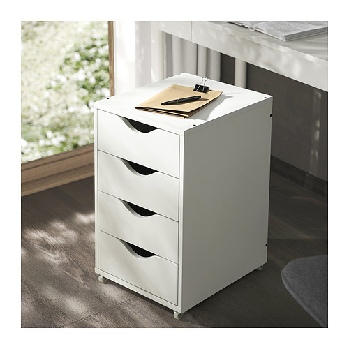 FRIIDROTT, drawer unit on castors