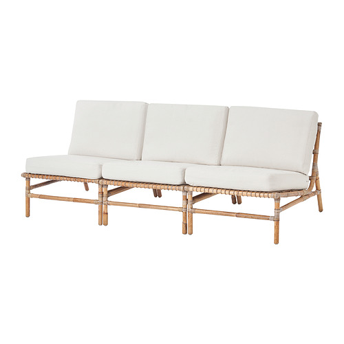TVARÖ/FRÖSÖN, 3-seat modular sofa, outdoor