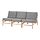 TVARÖ/FRÖSÖN, 3-seat modular sofa, outdoor