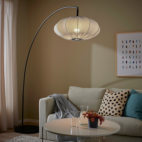 REGNSKUR/SKAFTET, floor lamp, arched