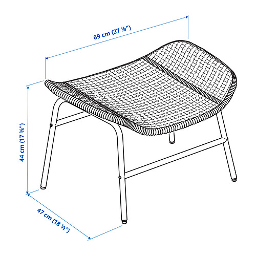 FRYKSÅS footstool