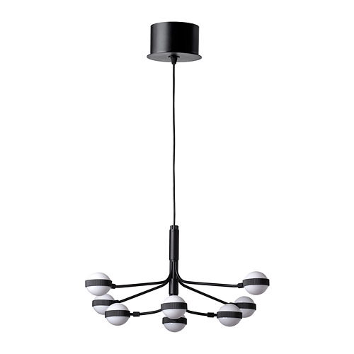 STORSLINGA LED chandelier, 8-armed