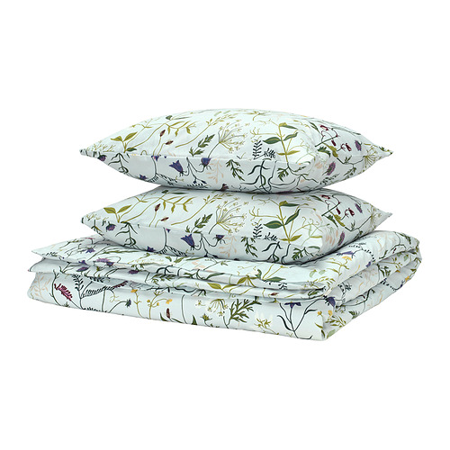 MATTOXBÄR, duvet cover and 2 pillowcases