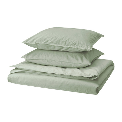 ÄNGSLILJA duvet cover and 2 pillowcases