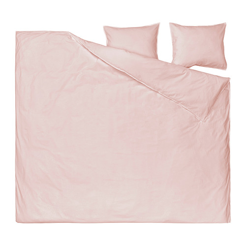 ÄNGSLILJA, duvet cover and 2 pillowcases