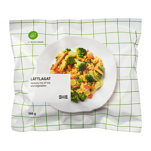 LÄTTLAGAT, blönduð hrísgrjón