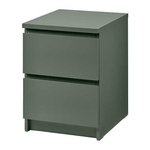 MALM, chest of 2 drawers