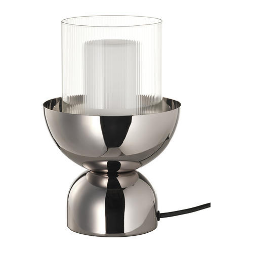 ACKJA/MOLNART borðlampi með ljósaperu