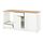 KNOXHULT, base cabinet with doors and drawer