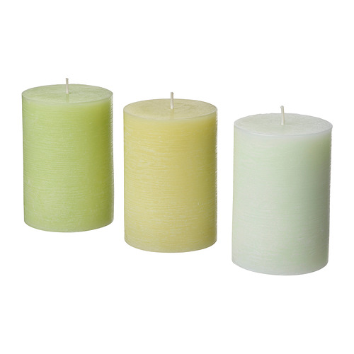 LÖVSKOGSLUND, scented pillar candle