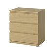 STORKLINTA chest of 3 drawers