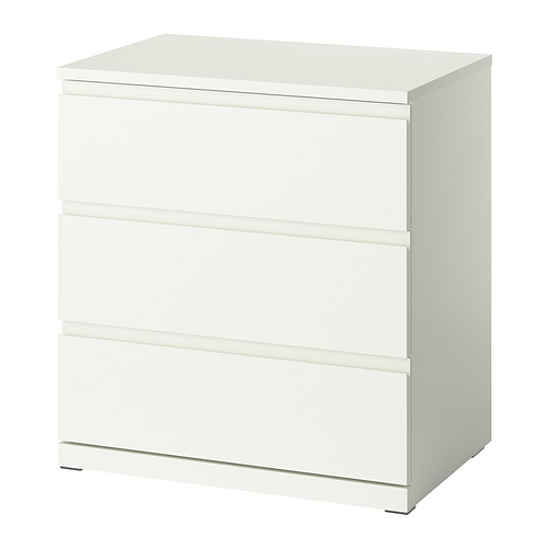 STORKLINTA, chest of 3 drawers