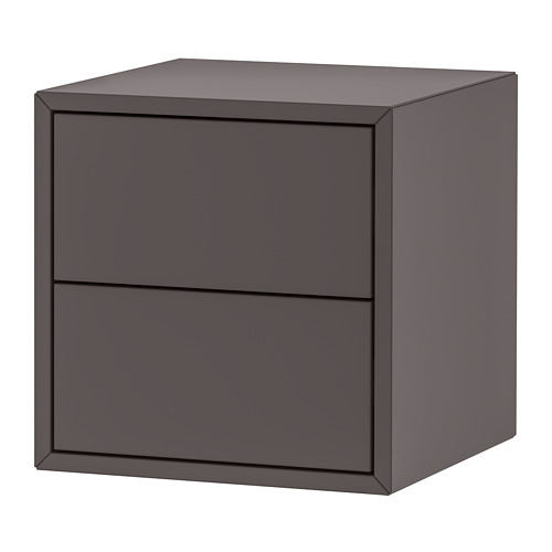 EKET, wall cabinet with 2 drawers