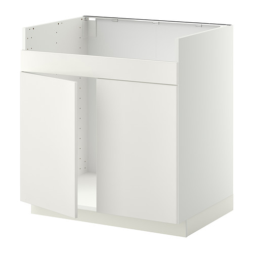 METOD, base cab f HAVSEN double bowl sink